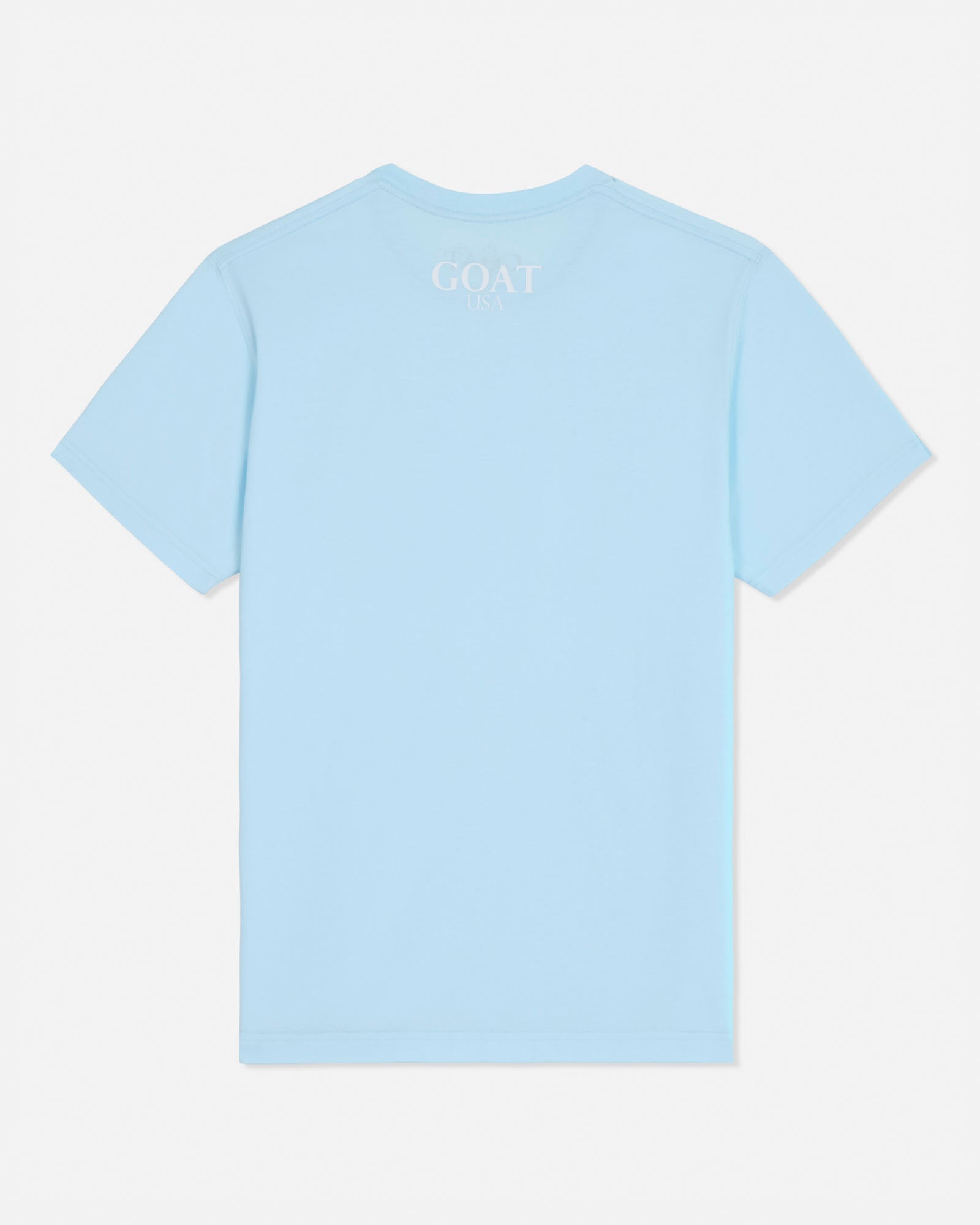 Light blue t-shirt with a brand logo on the chest against a white background#color_delicate-blue