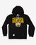 Front of black Pittsburgh patch hooded sweatshirt#color_black