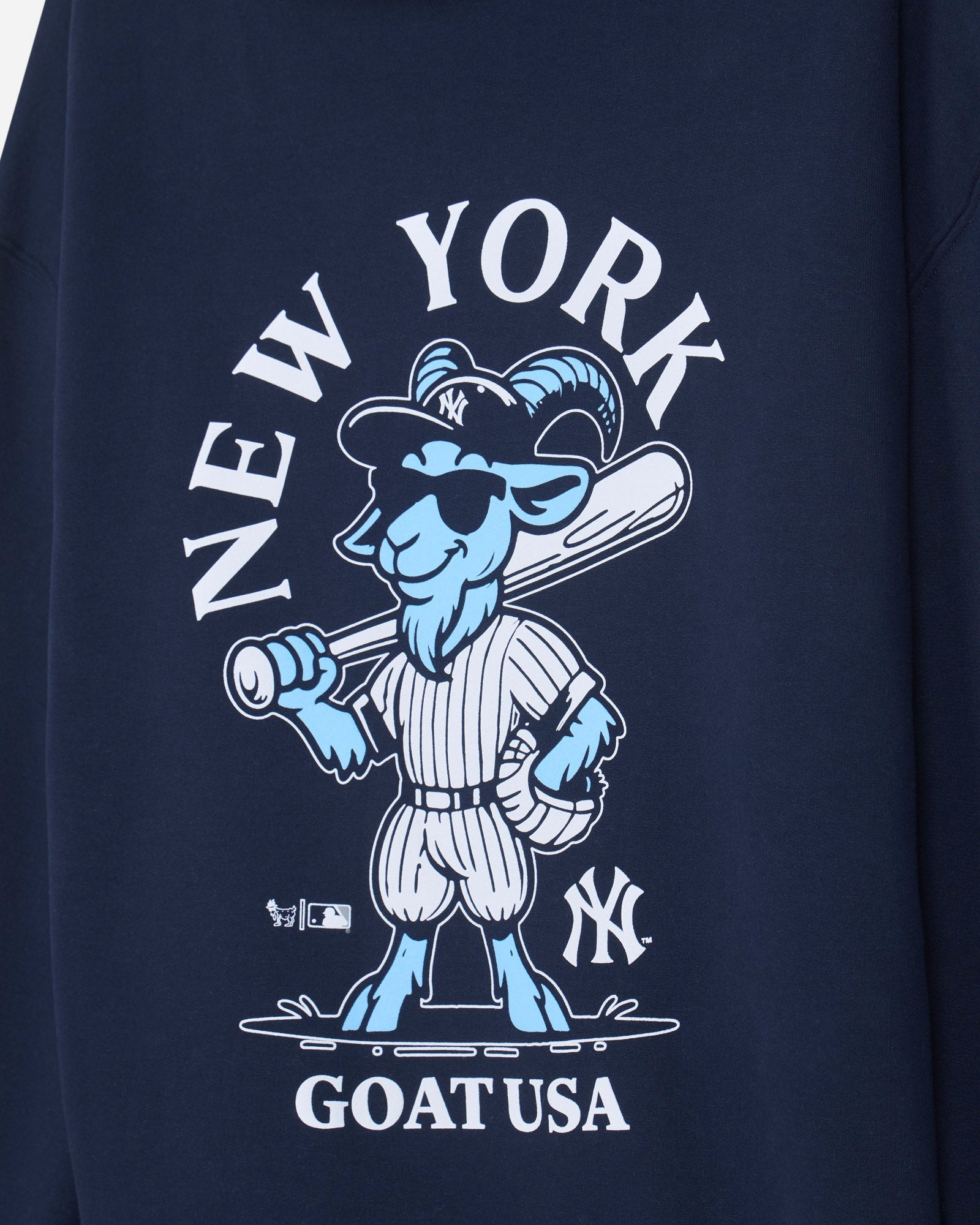 Yankees Pinstripe Player Hooded Sweatshirt