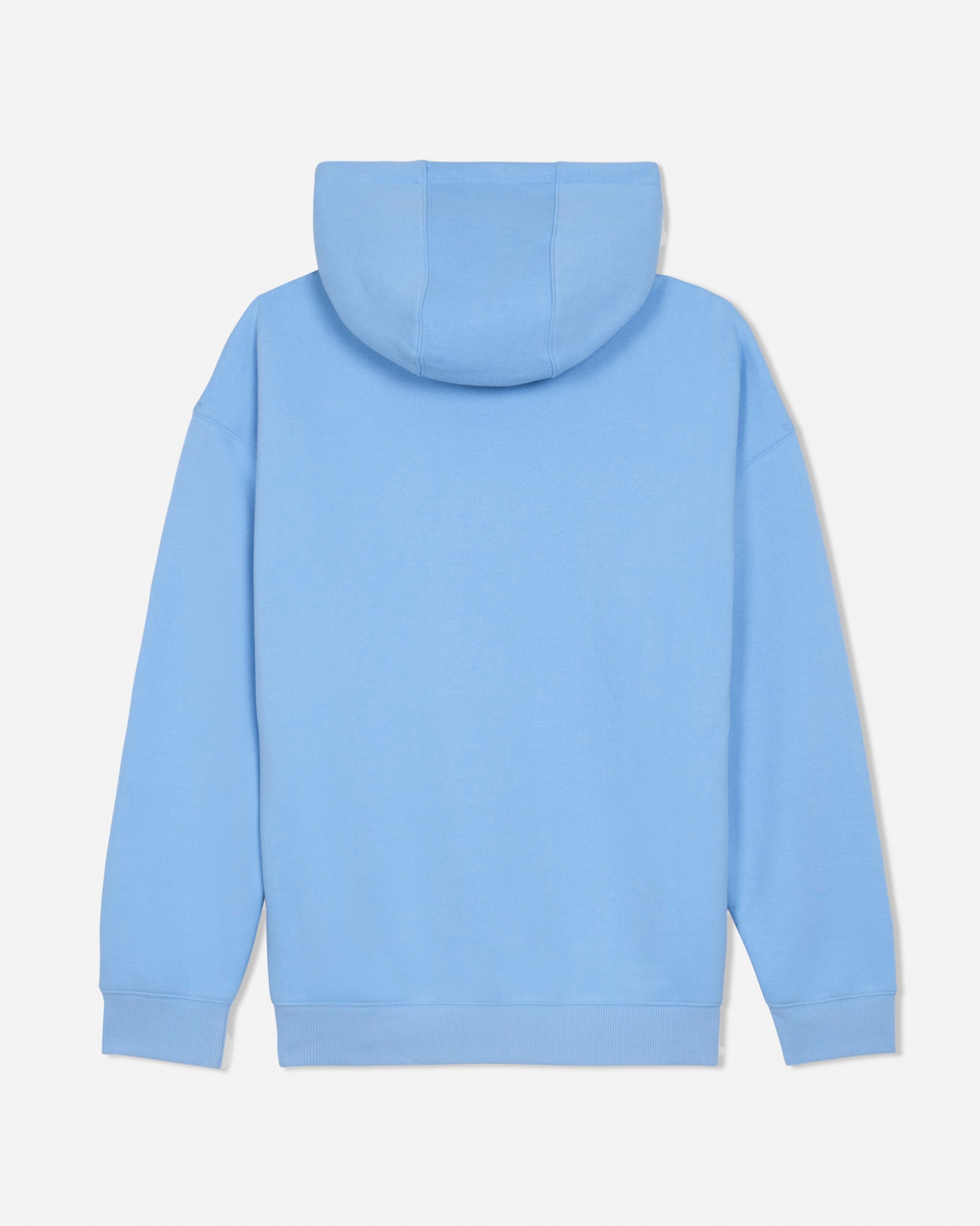 Back of carolina blue hoodie