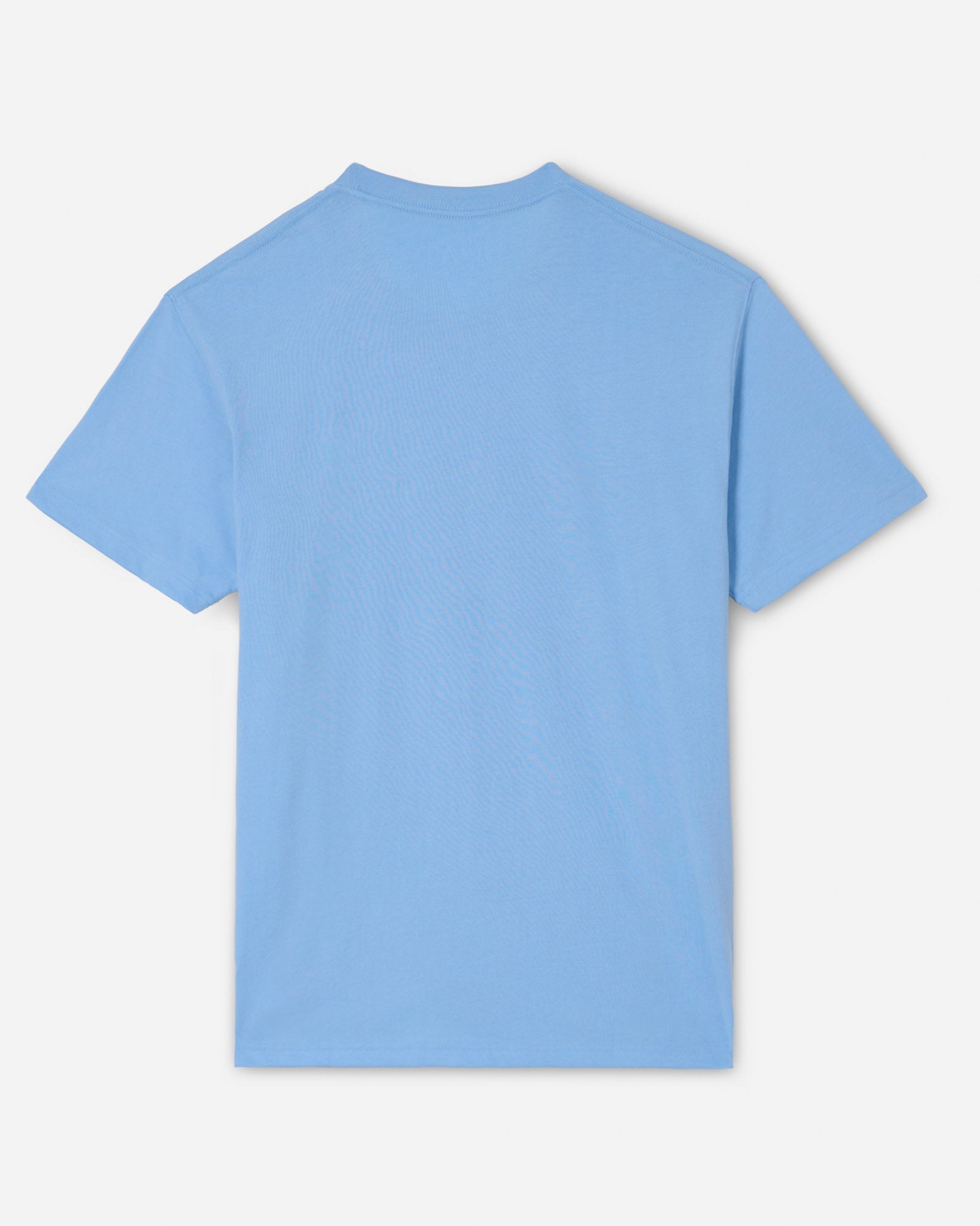 Back of carolina blue t-shirt