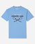 Carolina blue shirt that reads "GOAT USA LACROSSE TEAM" with lacrosse graphic