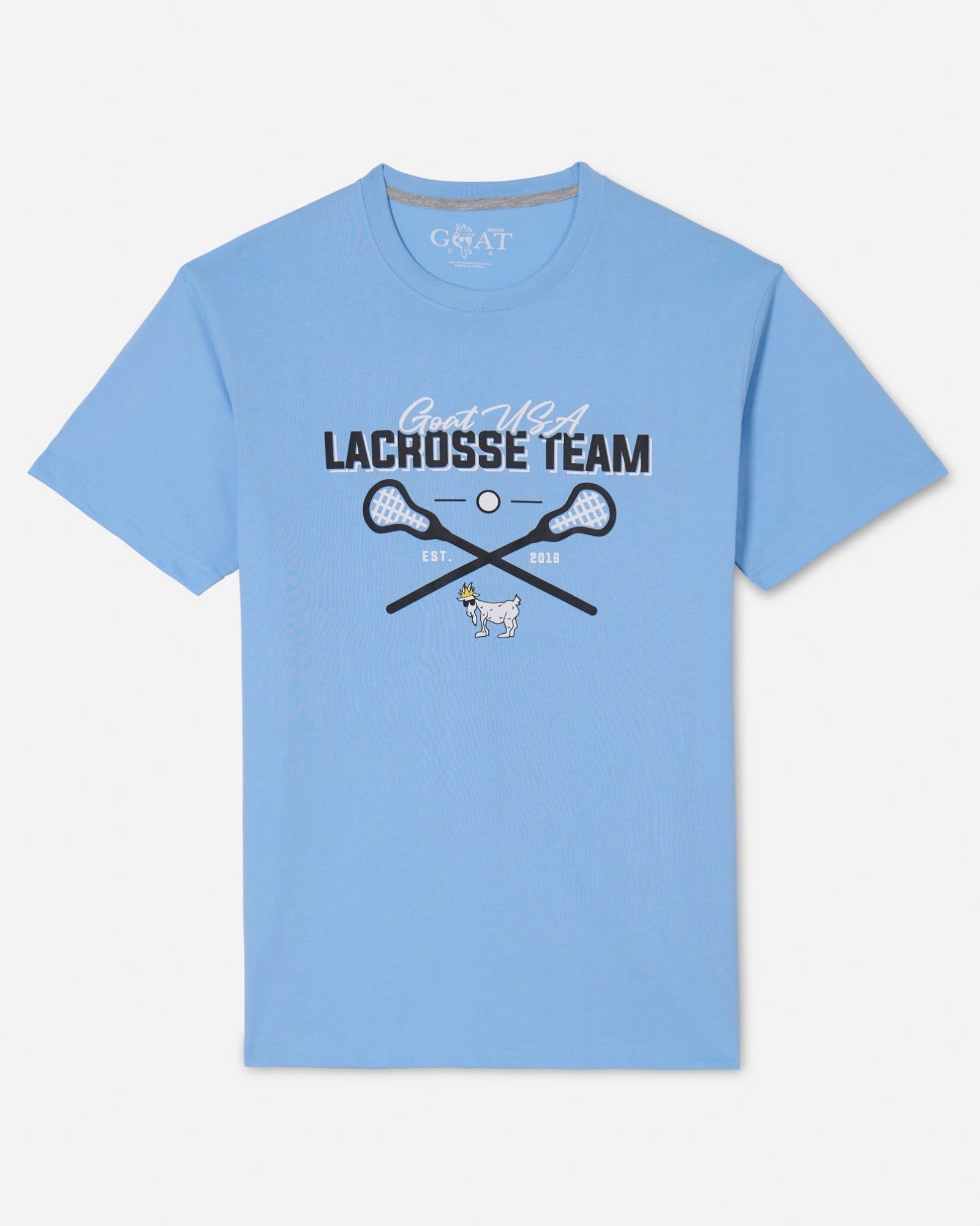 Carolina blue shirt that reads 