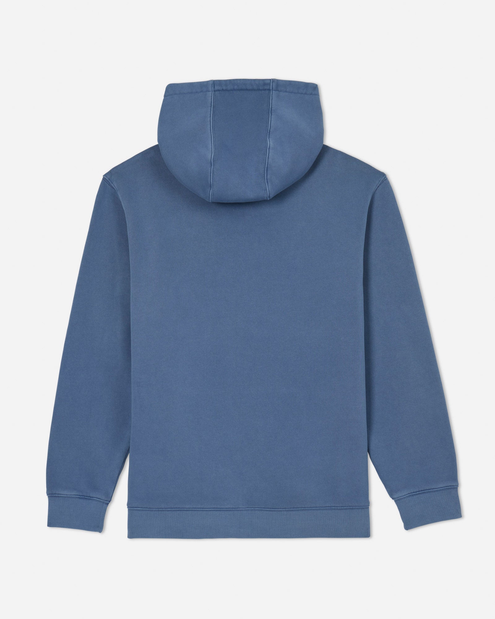 Back of slate Linden Hooded Sweatshirt#color_slate