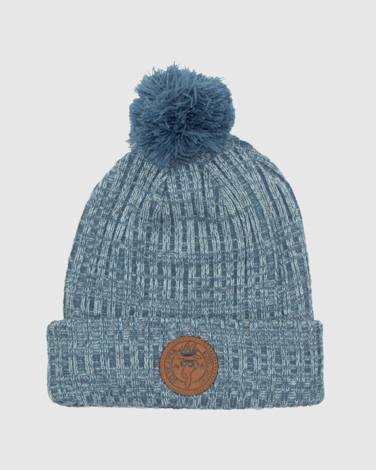 Front of slate Tailgate Winter Hat#color_slate