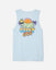 Back of ice blue tank top with Legends of Summer GOAT and retro text#color_ice-blue
