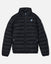 Front of black Men's Puffer Jacket#color_black