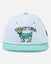 White and light green cap with 'GOAT USA' and goat illustration on a white background