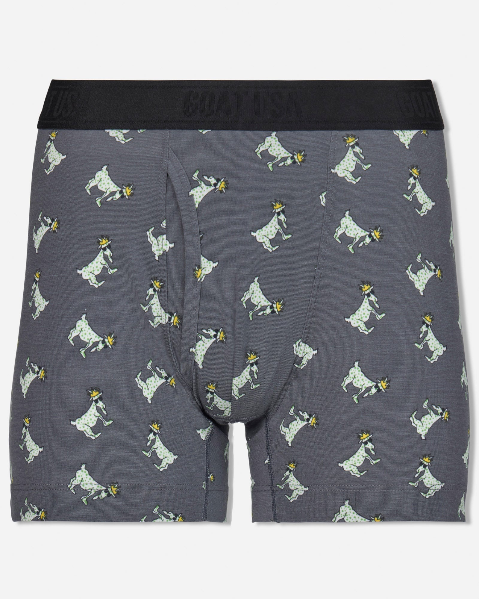 Front of gray lucky boxers