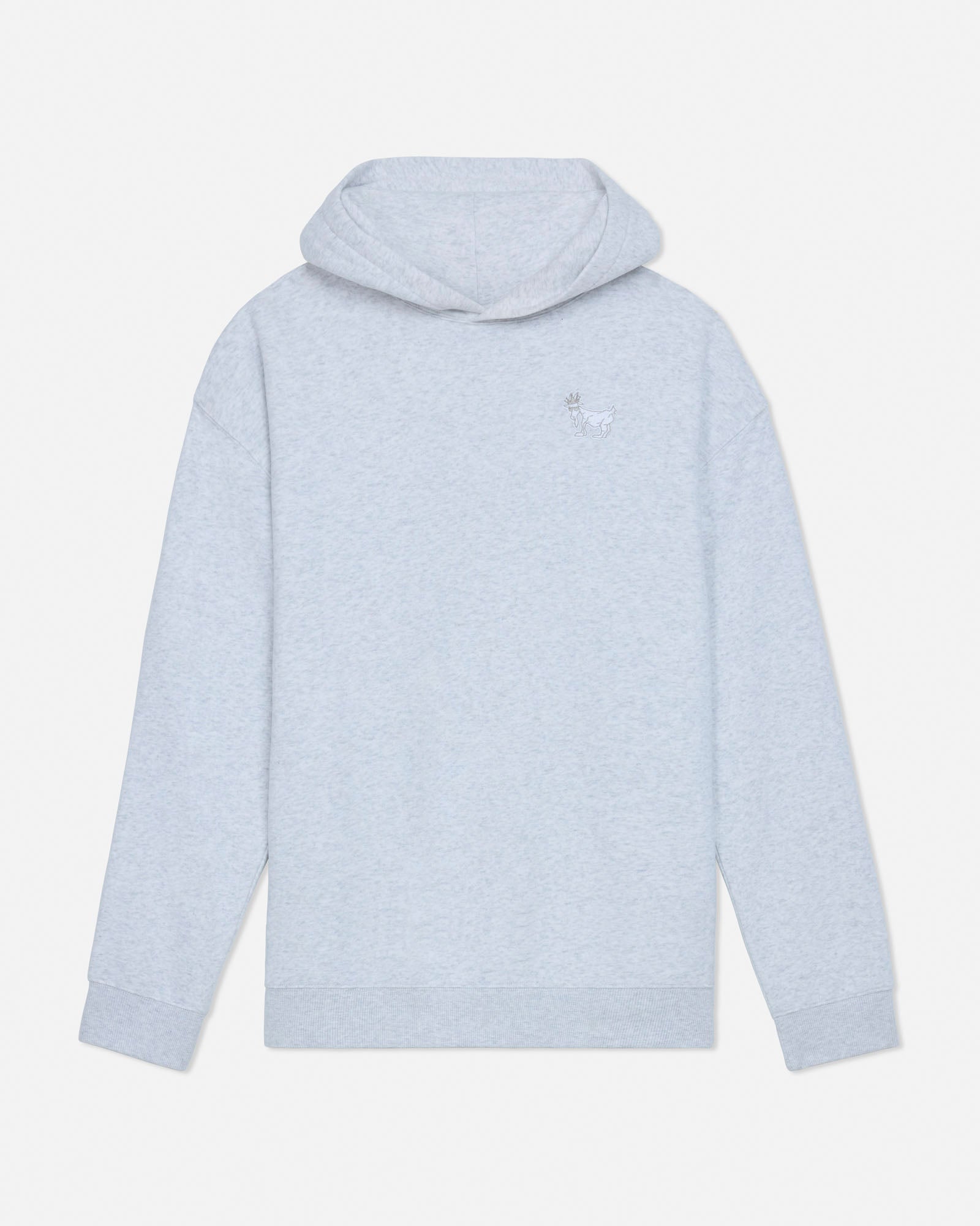 Gray hoodie on a white background#color_pale-gray