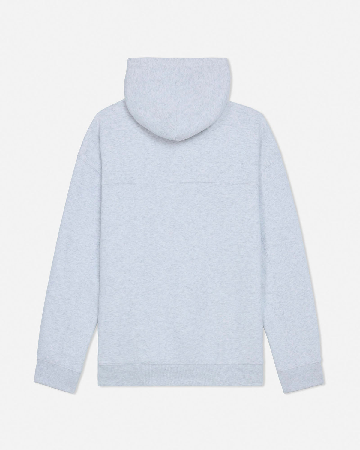 Light gray hoodie on a white background