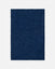 A dark navy blue rectangular blanket with a textured, embossed checkerboard pattern and fringed edges, shown flat against a light gray background.