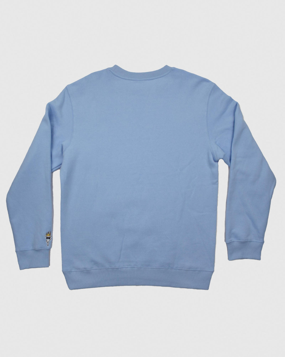 Back of carolina blue OG North Tyson Crewneck Sweatshirt