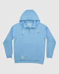 Front of carolina blue OG 1/4 Zip Hooded Sweatshirt