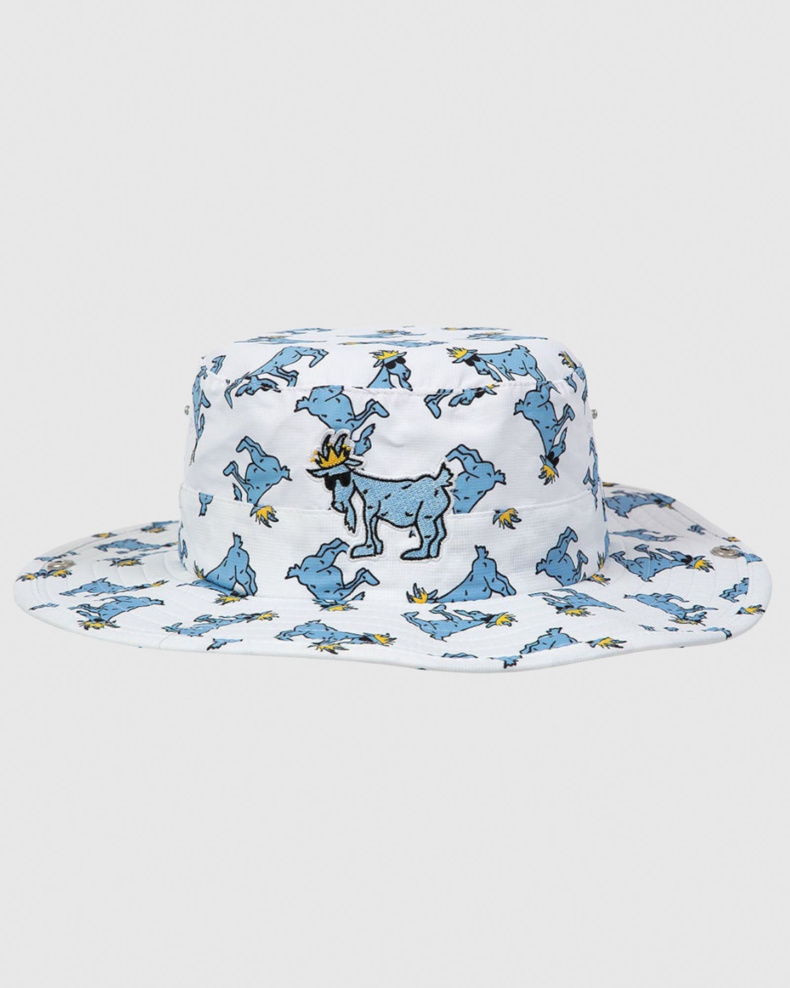 Front of white OG All-Over-Print Bucket Hat