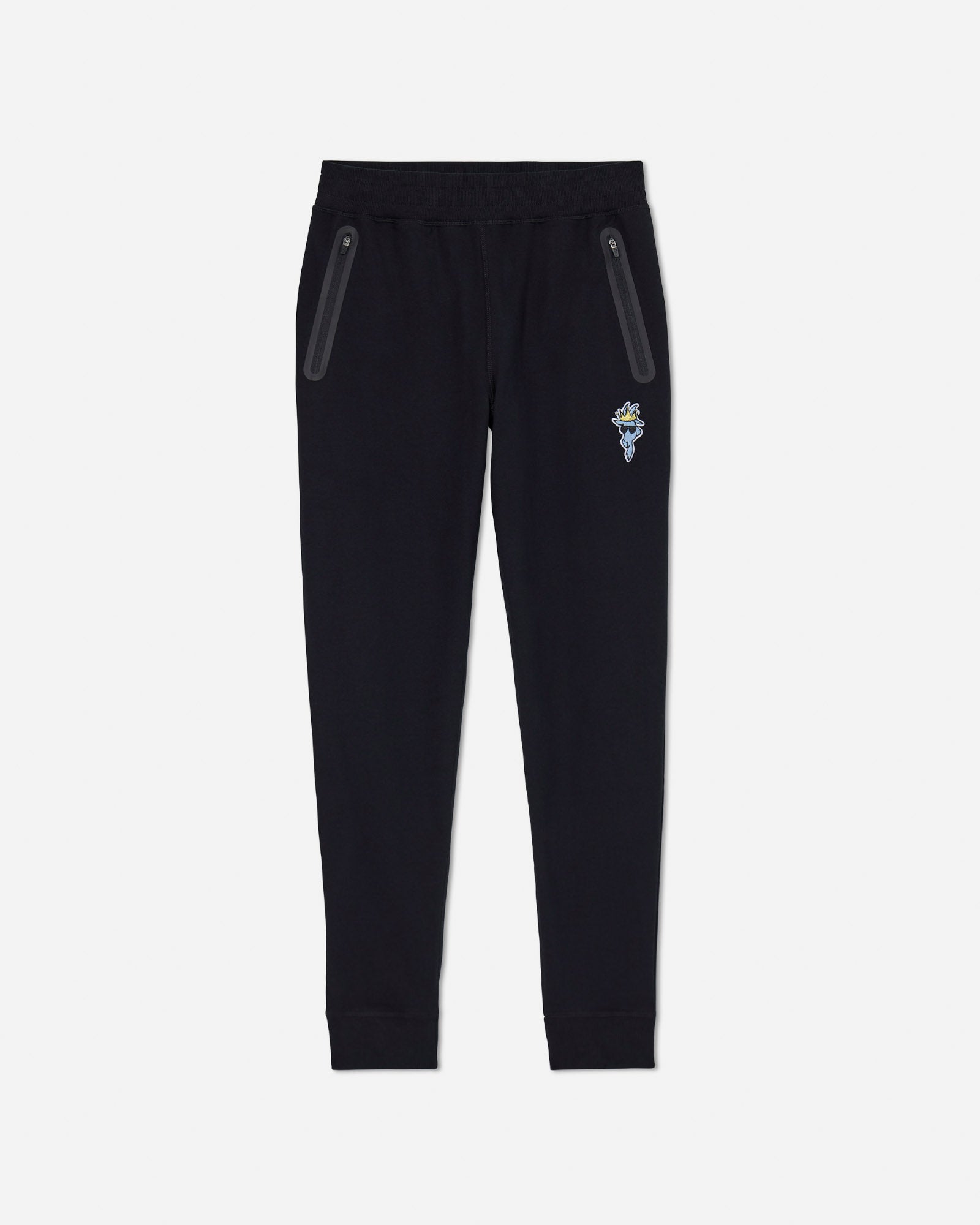 Front of black OG Athletic Joggers#color_black