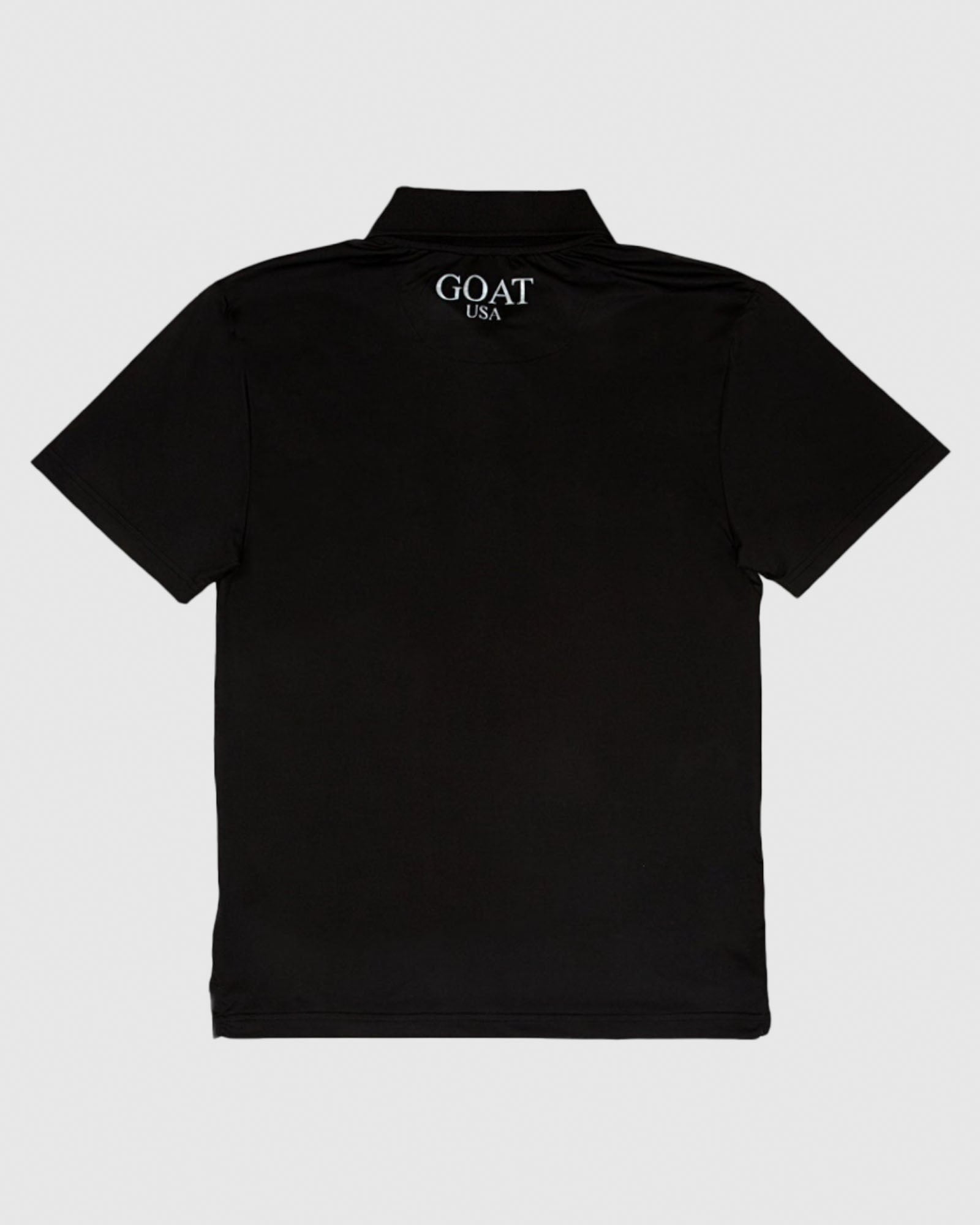 Back of black OG Athletic Polo#color_black