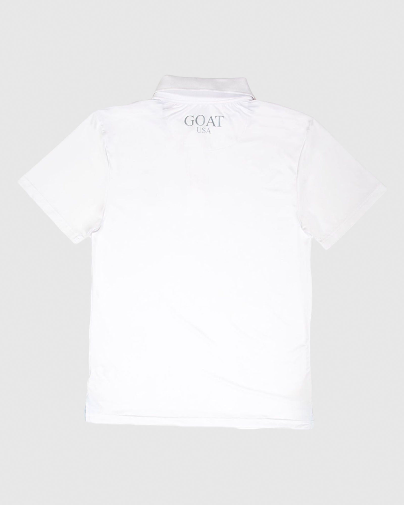 Back of white OG Athletic Polo#color_white