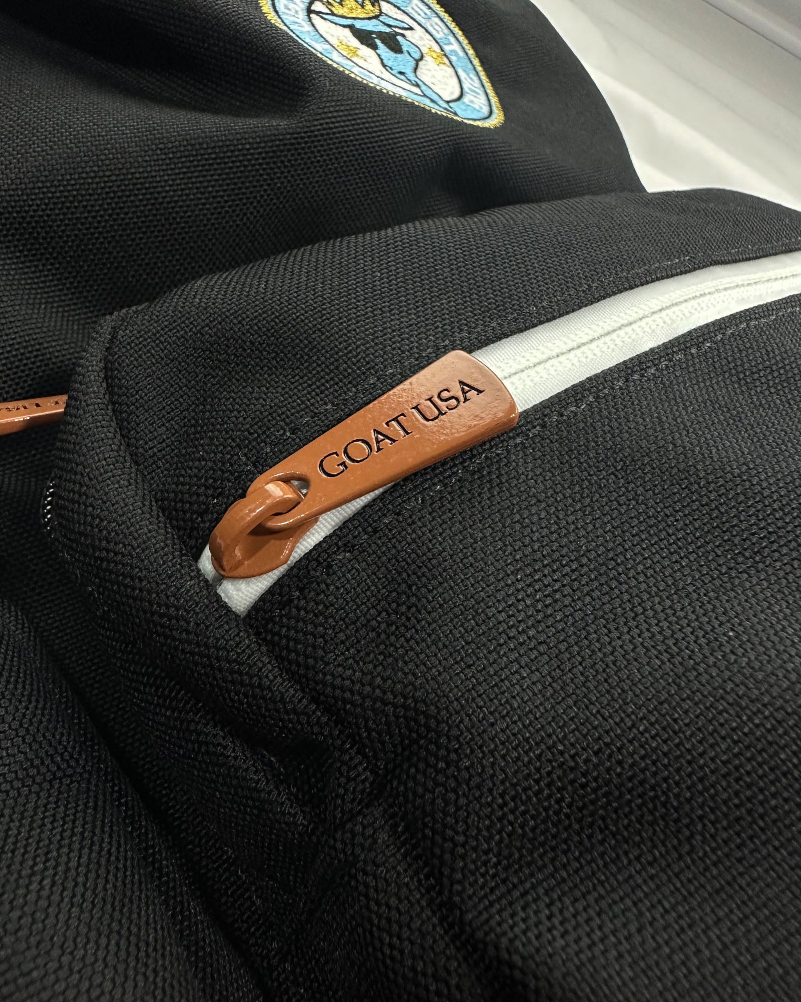 Close up of black OG Backpack#color_black