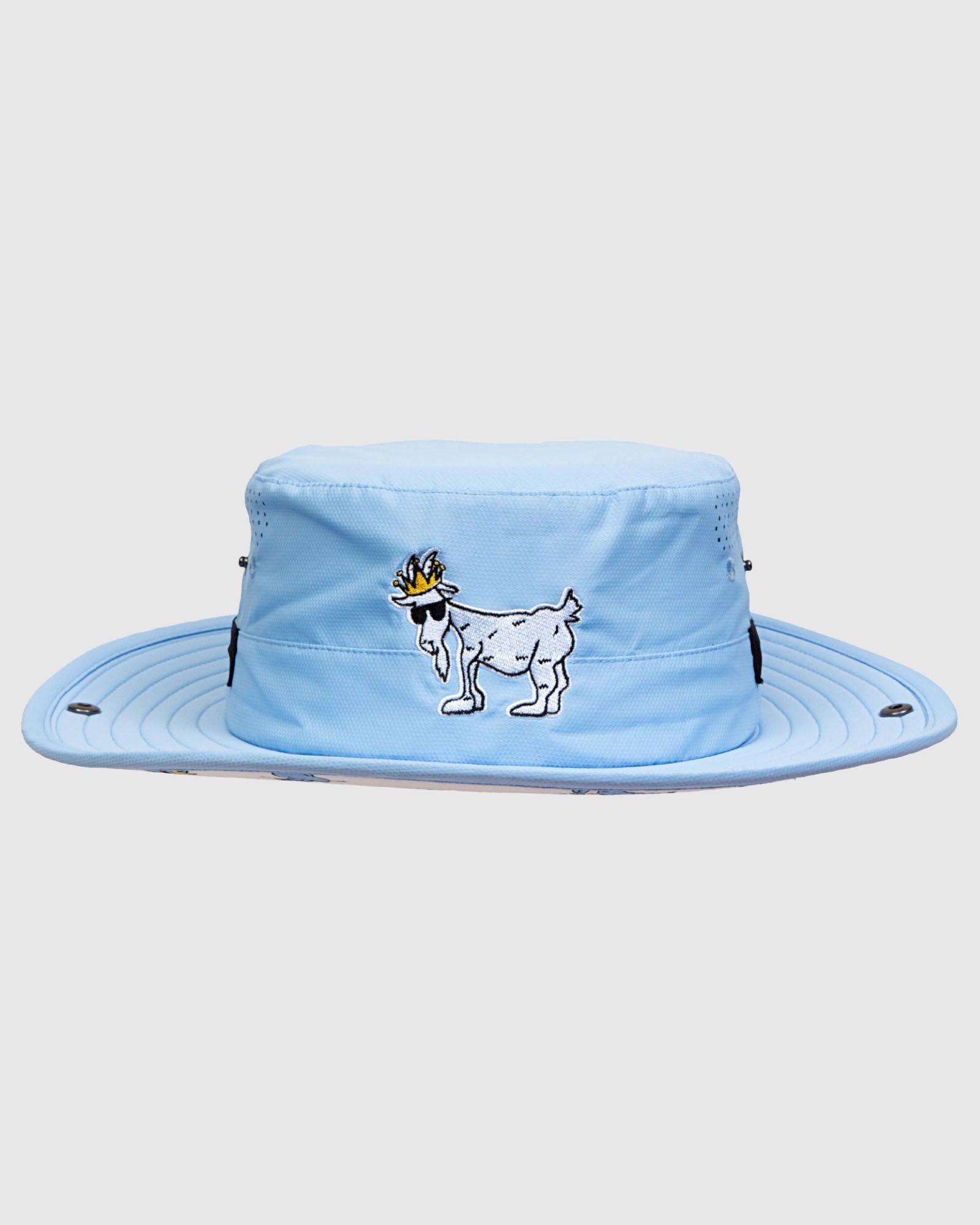Front of carolina blue OG Bucket Hat#color_carolina-blue