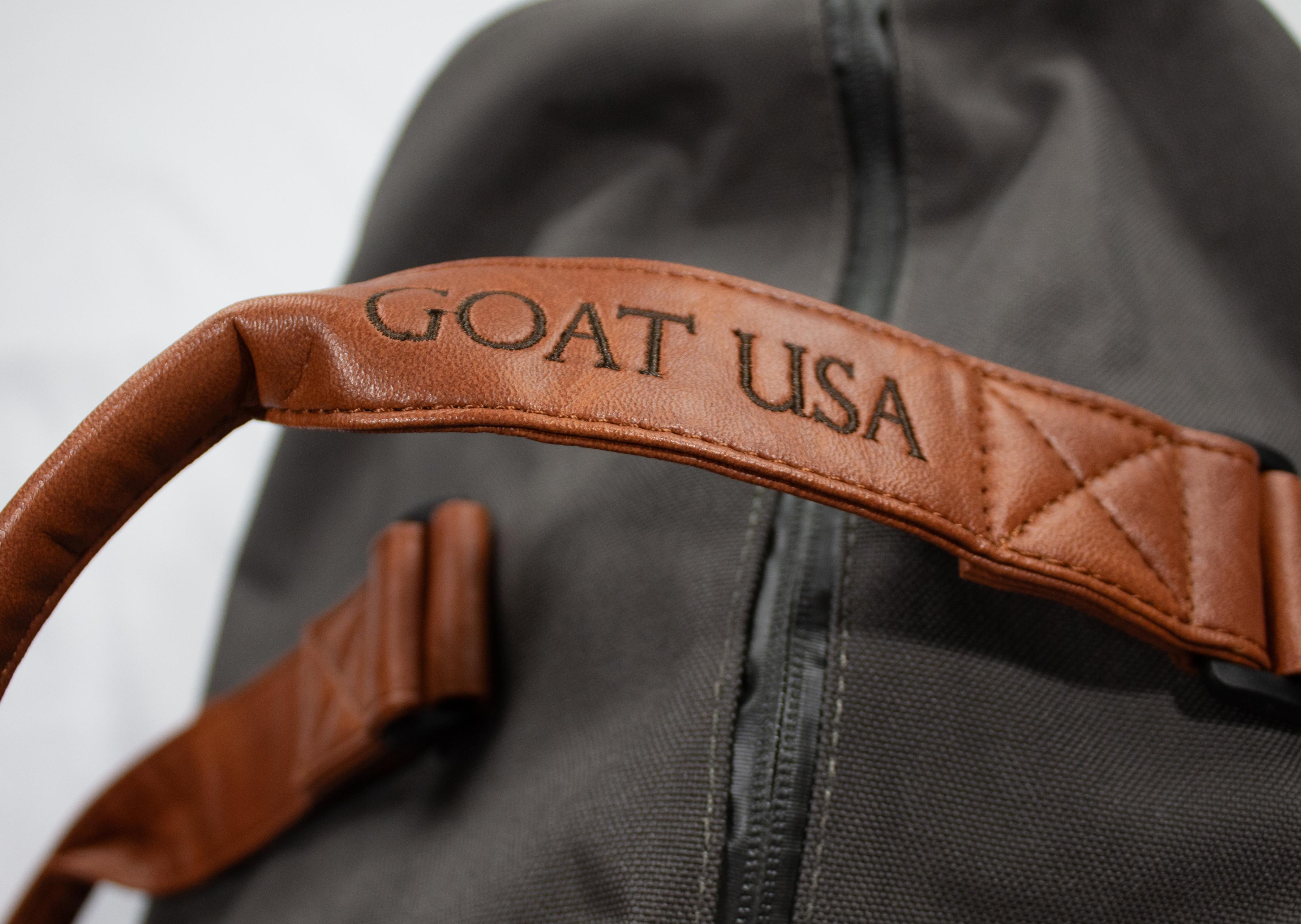 Close up of handle on gray OG Duffel Bag#color_gray