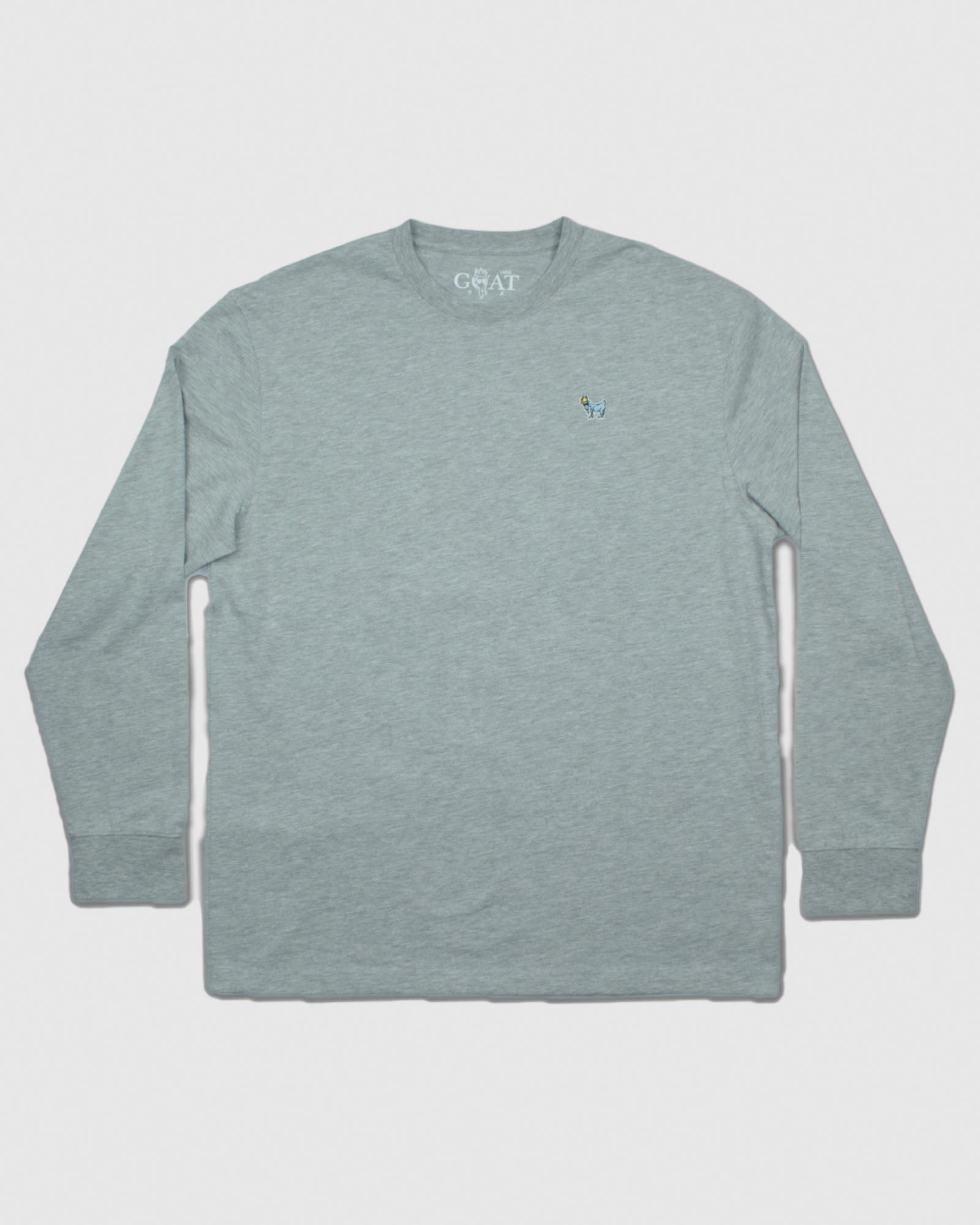 Front of gray OG Embroidered LST#color_gray
