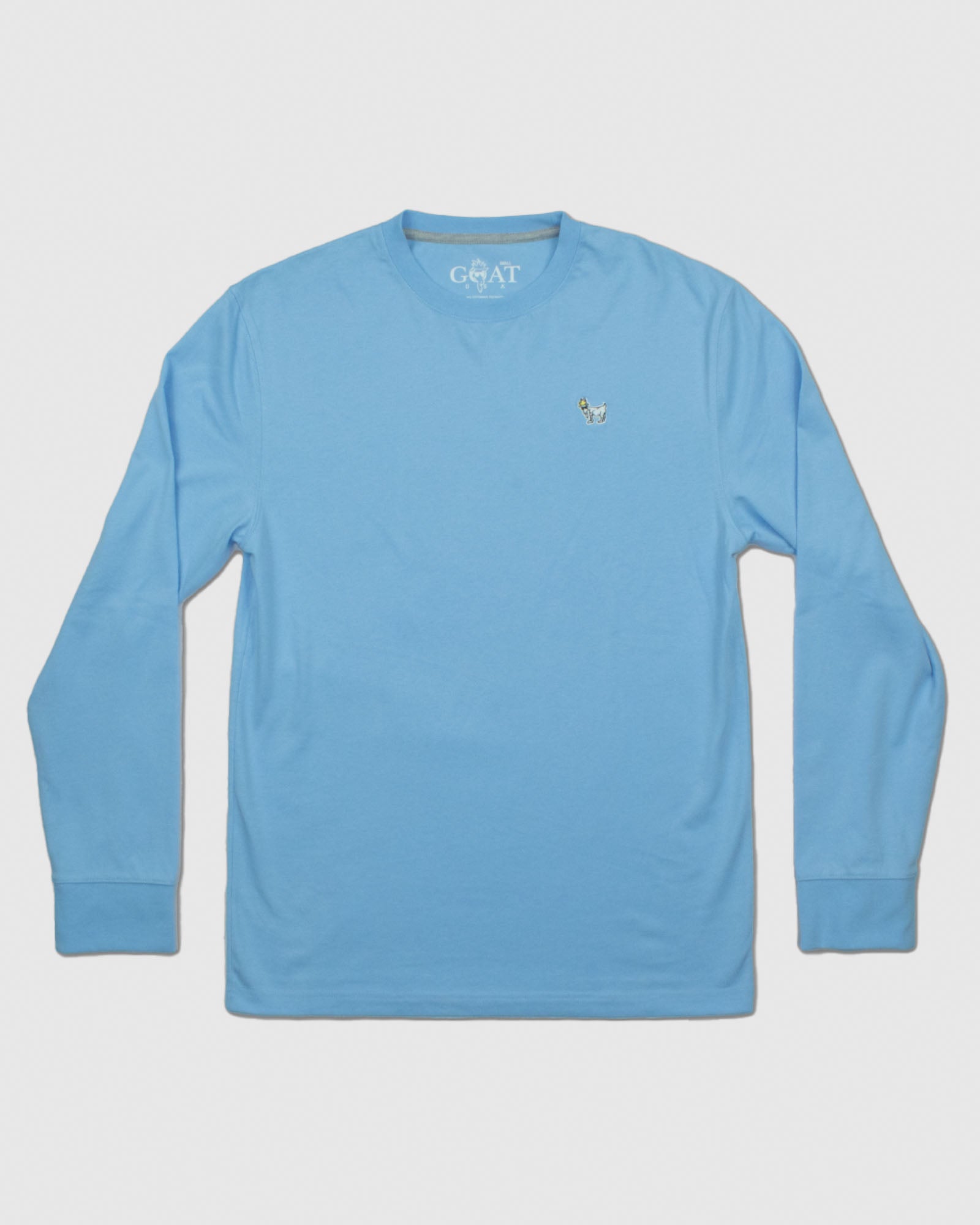 Front of carolina blue OG Embroidered LST#color_carolina-blue