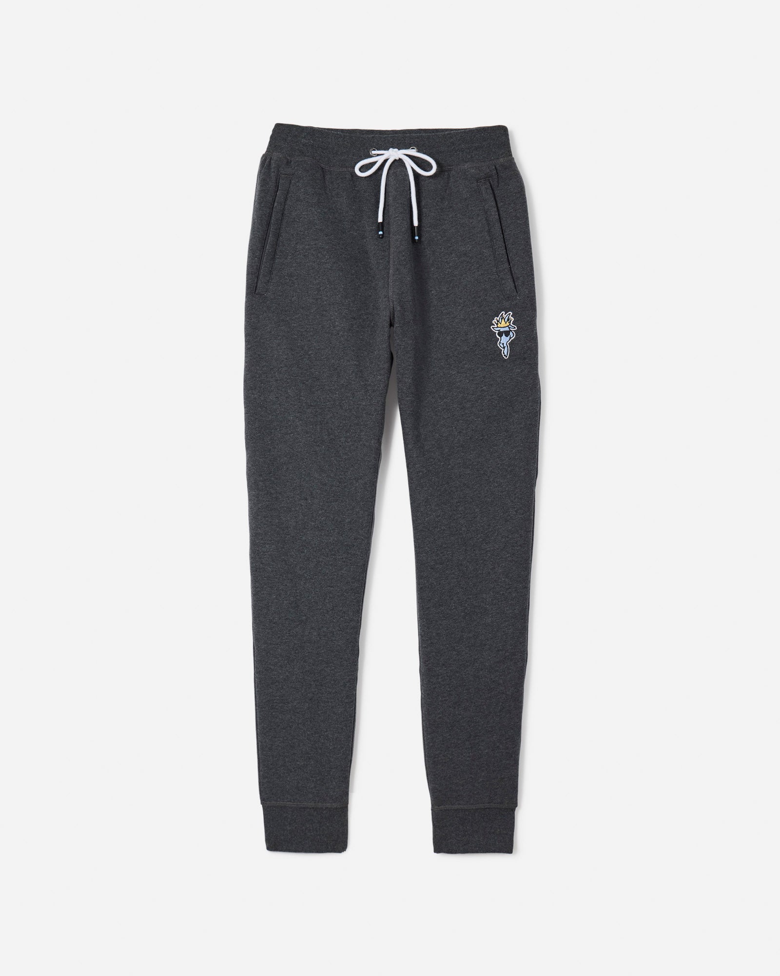 Front of dark gray OG Fleece Joggers#color_dark-gray