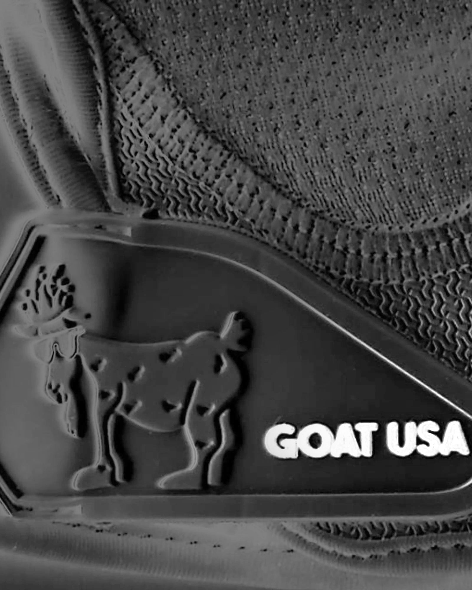 Close up of football glove strap#color_black