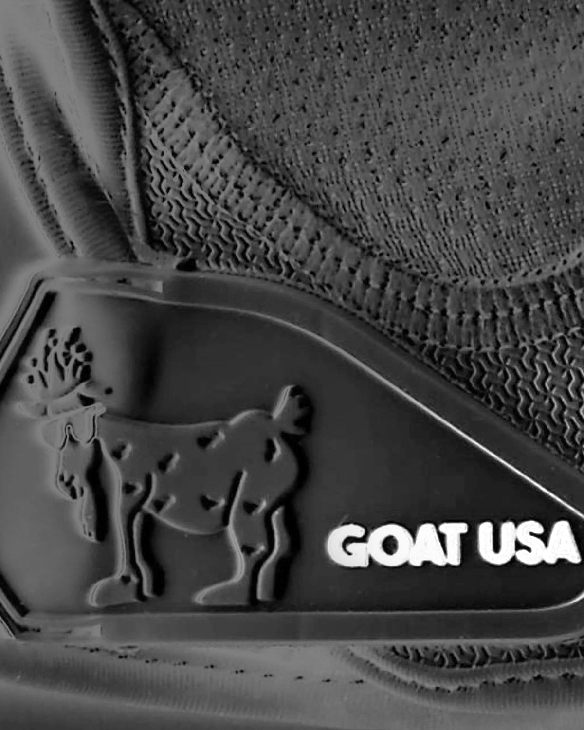 Close up of football glove strap