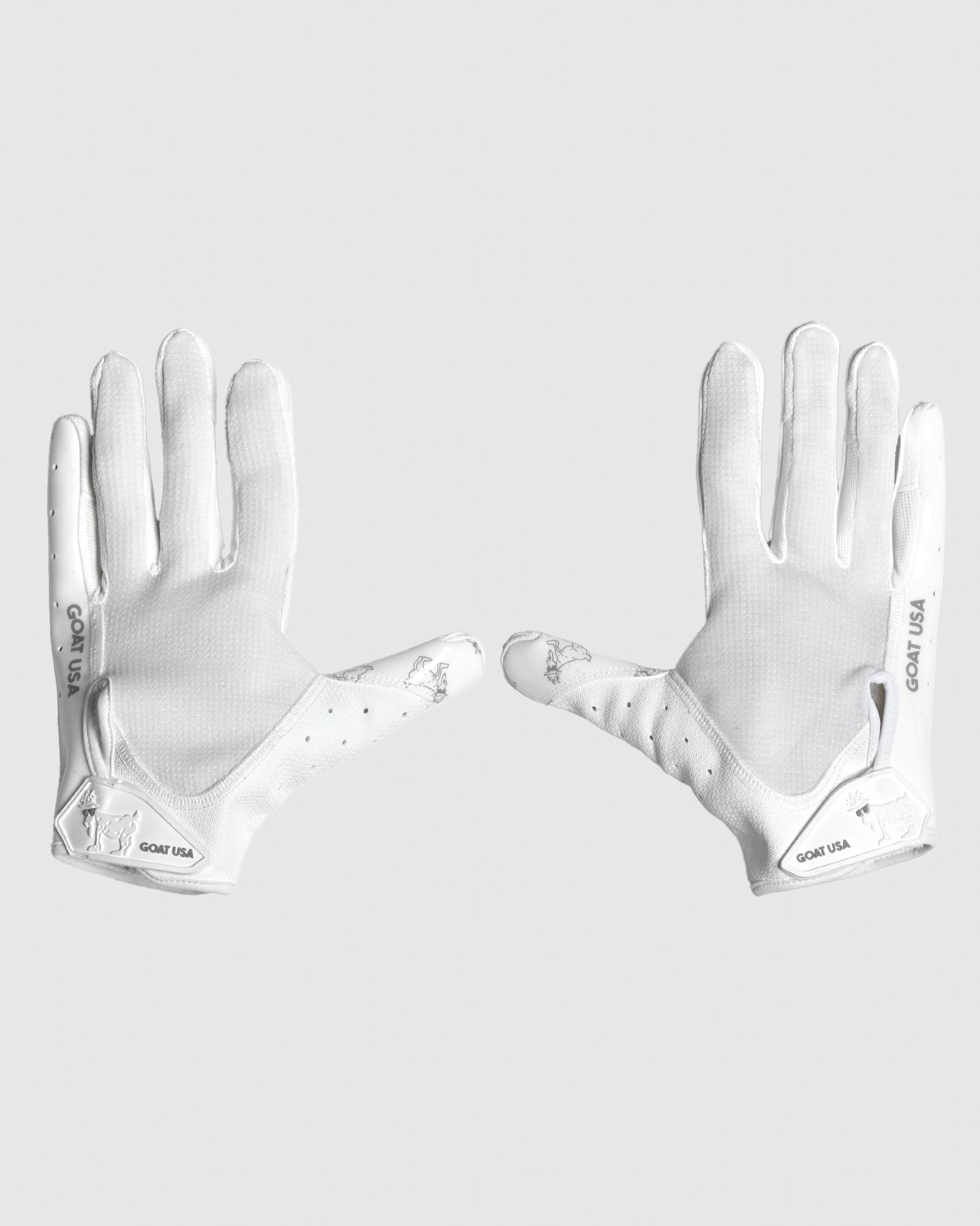 Backs of white football gloves#color_white