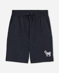 Front of black OG Men's Relaxed Shorts#color_black