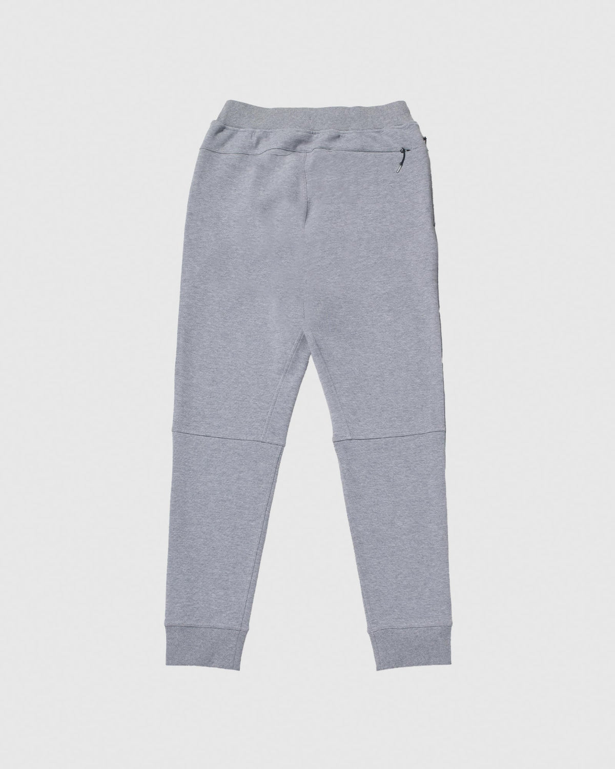 Back of gray performance joggers