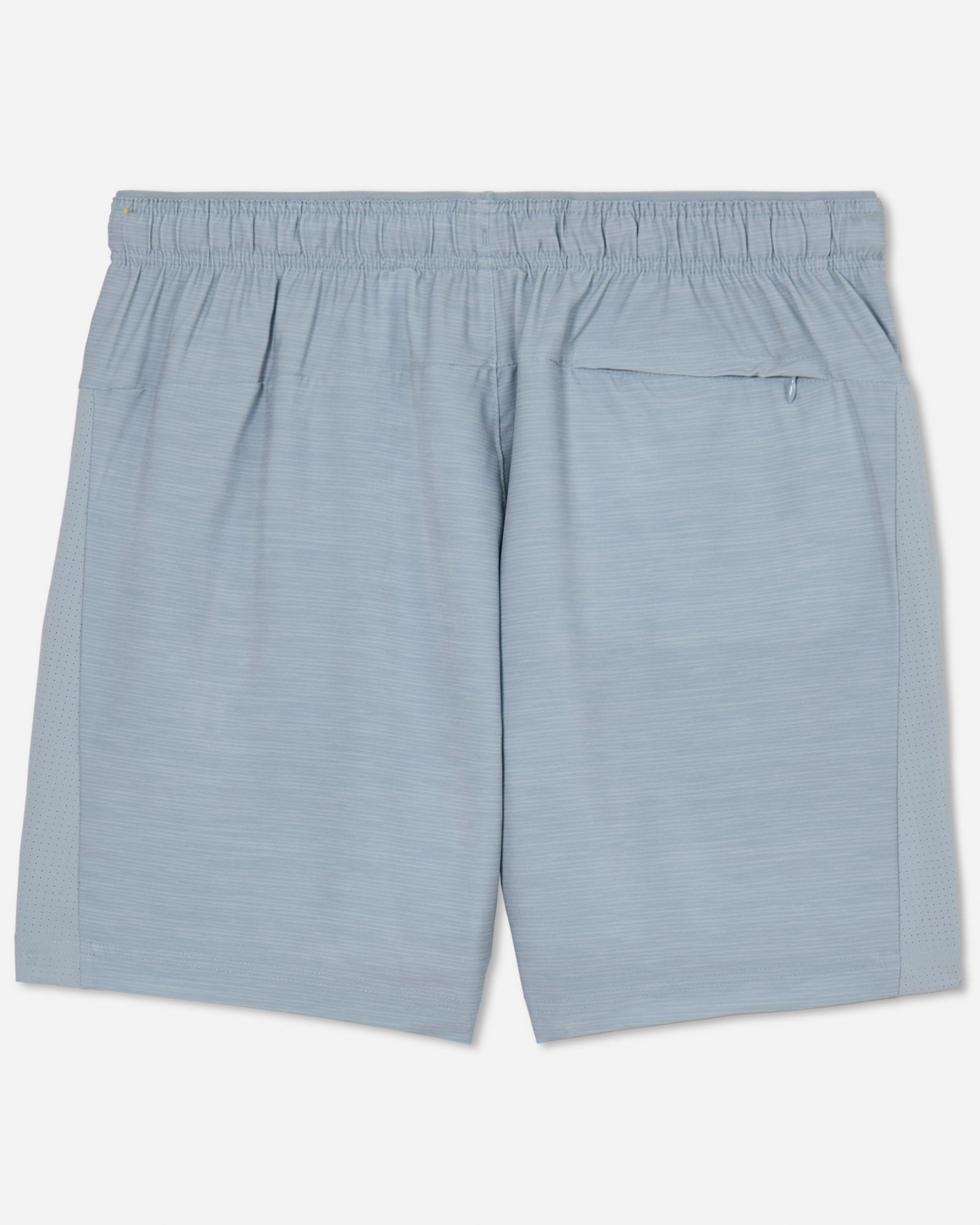 Back of men's gray athletic shorts#color_gray