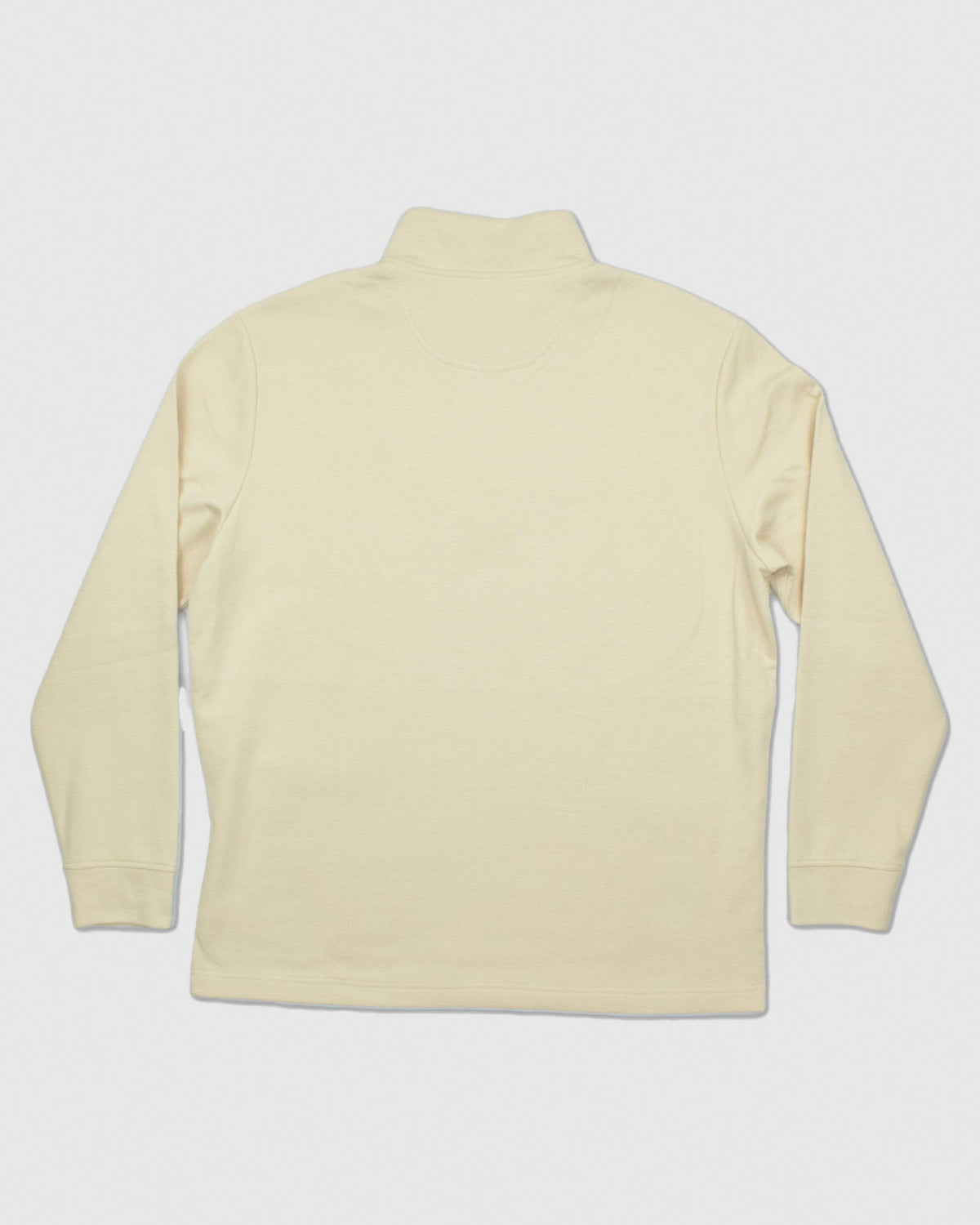 Back of tan OG Roosevelt Men's 1/4 Zip