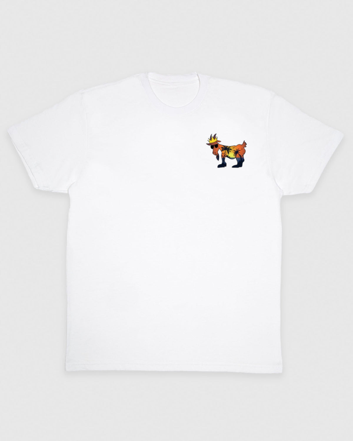 Front of white Palm Tree T-Shirt