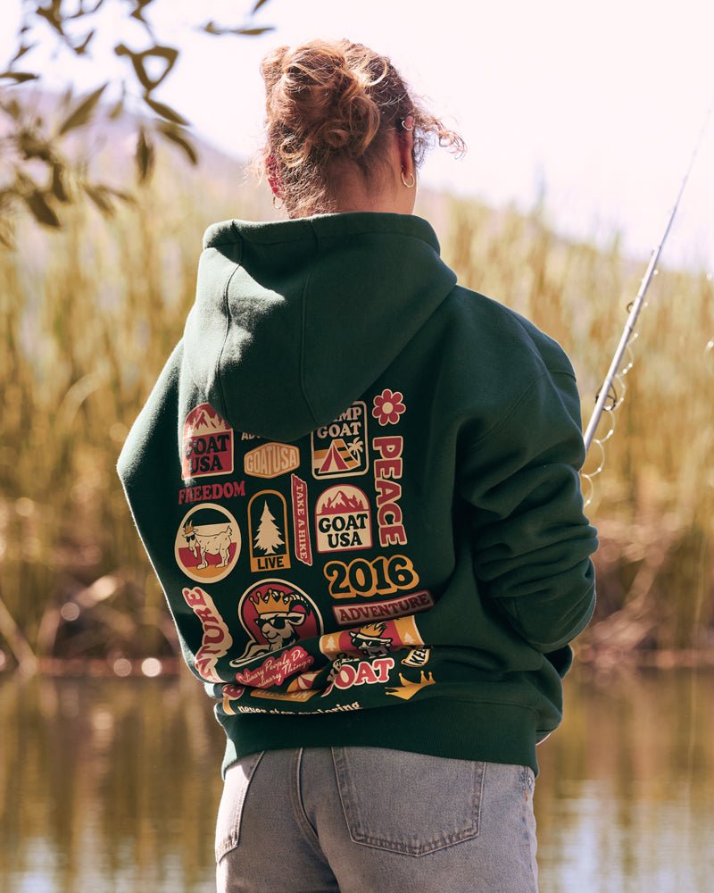 Patch Hooded Sweatshirt