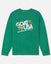 Green sweatshirt with 'GOAT USA' and 'Pickle Co.' text and pickle goat graphic