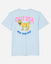 Back of ice blue t-shirt with goat rubber duck design