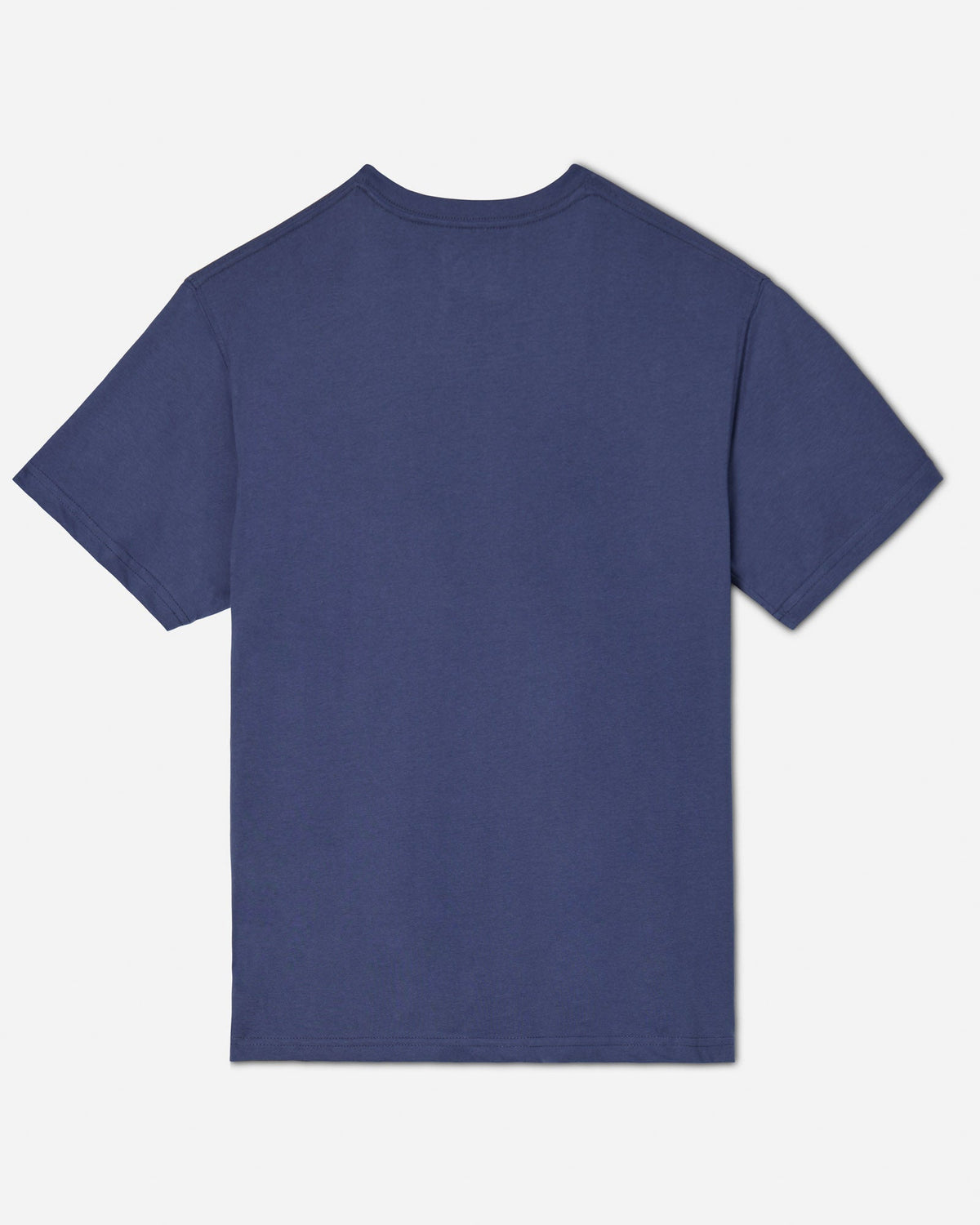 Back of navy shirt