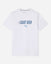 White shirt with volleyball that goes through the wording "GOAT USA"