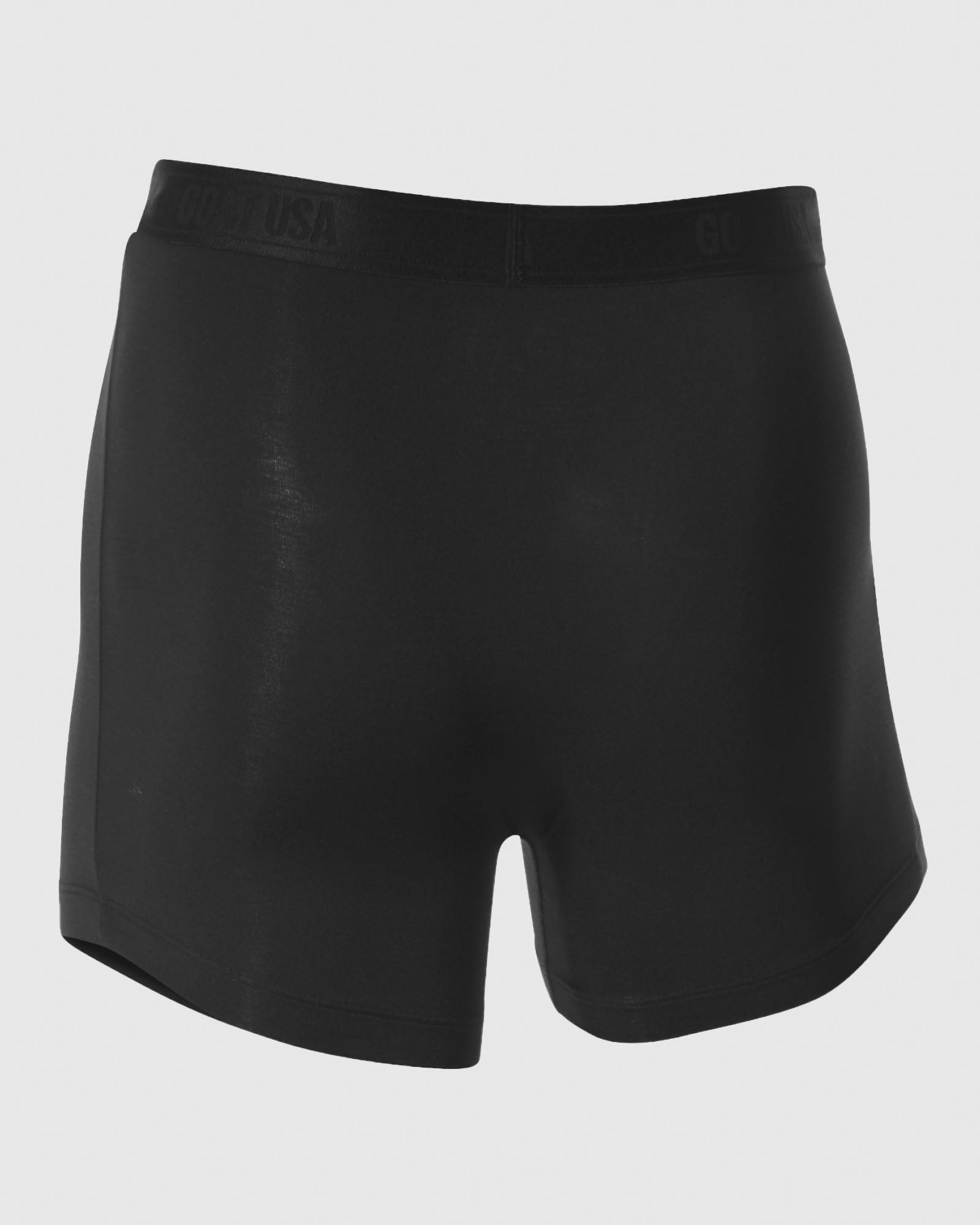 Back of black boxer brief on form