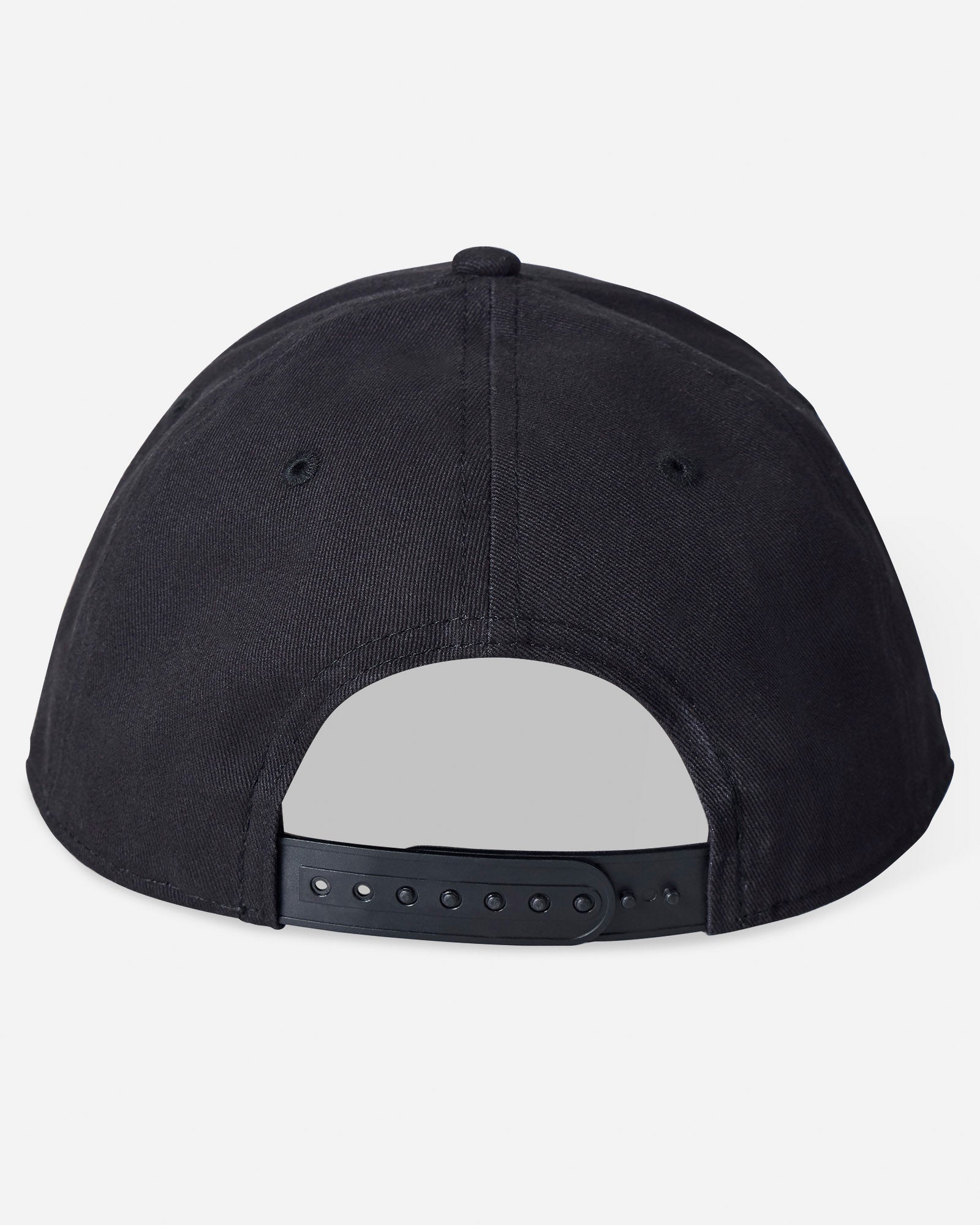 Back of black snapback