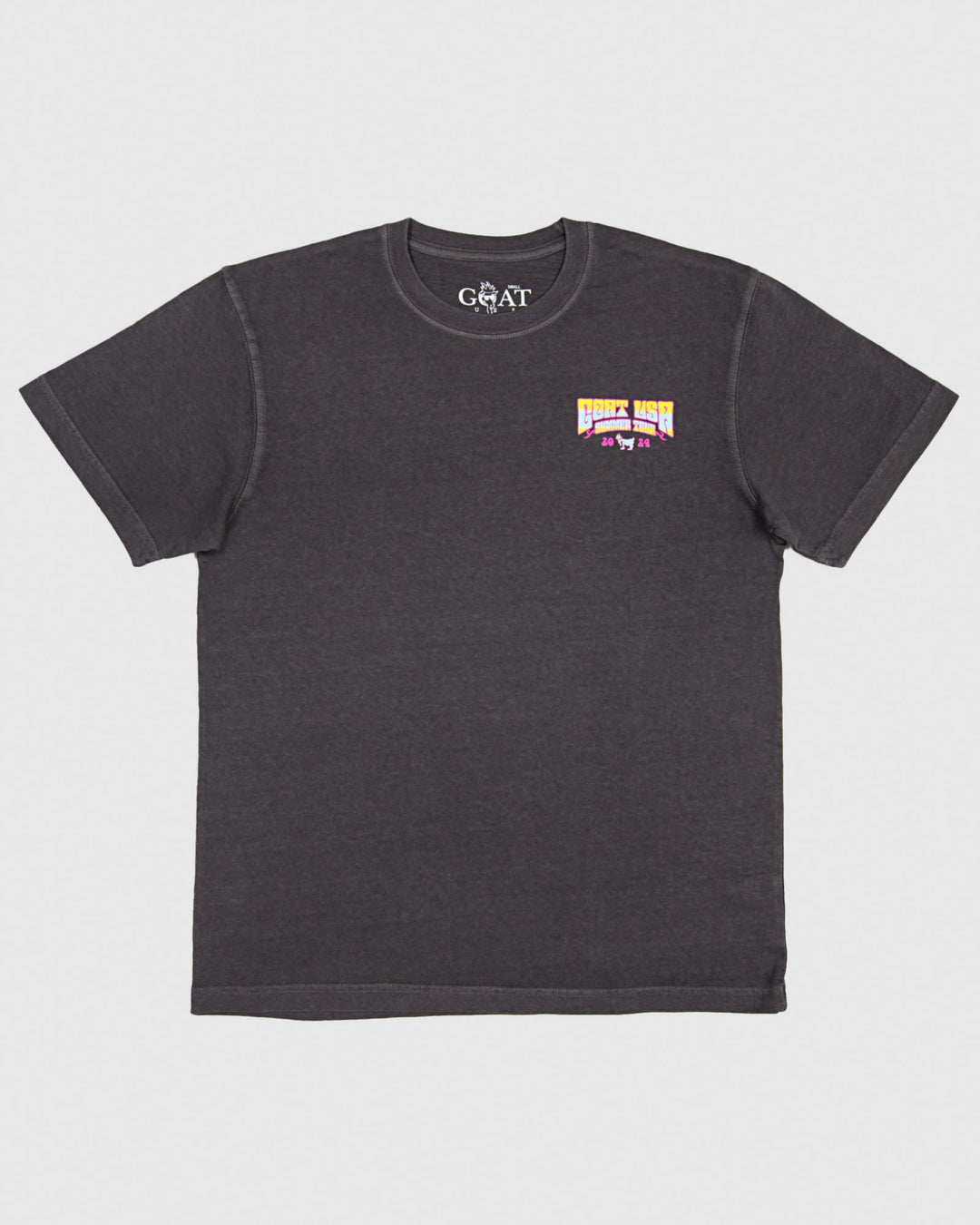 Front of pepper-colored t-shirt