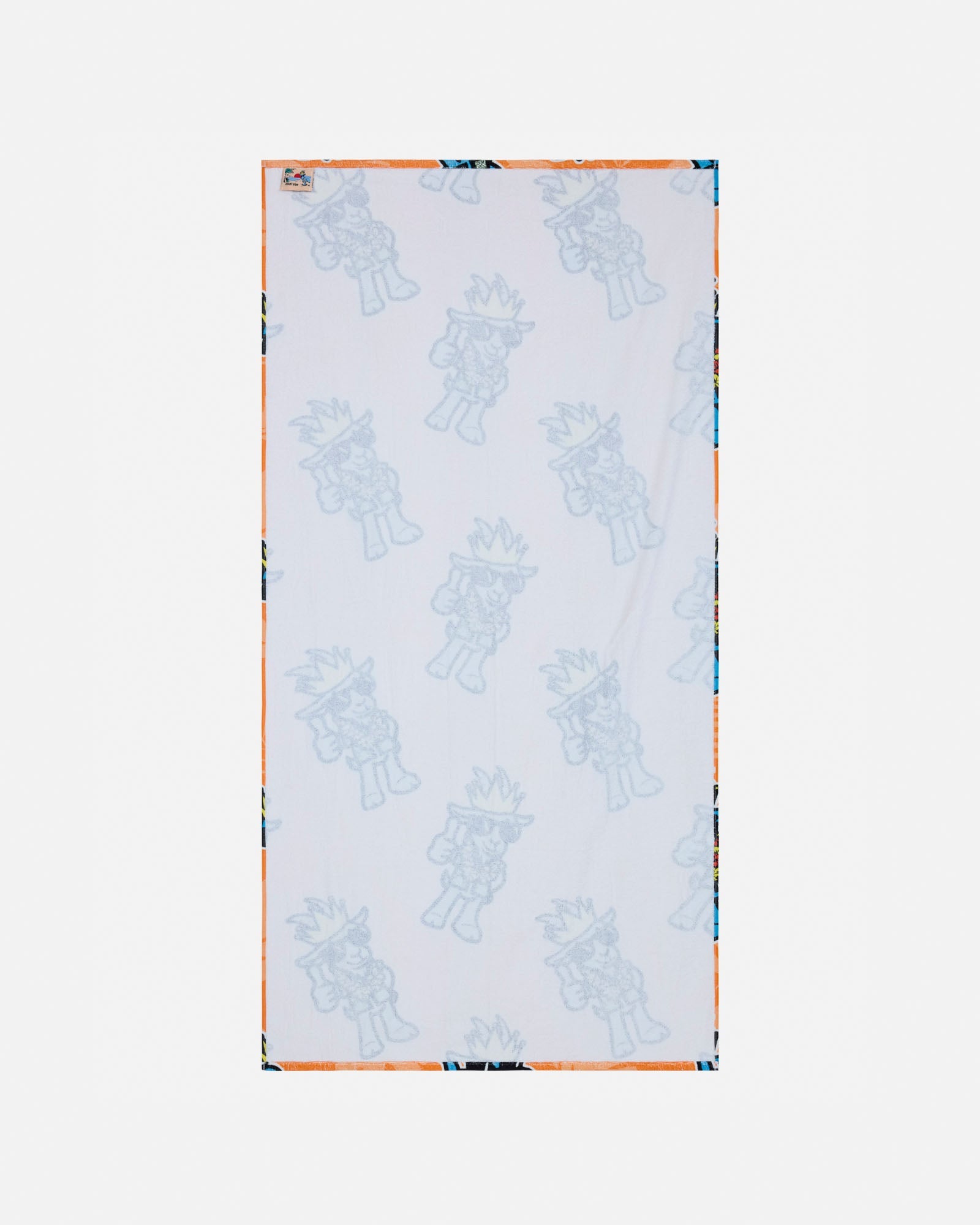 Beach towel on a white background