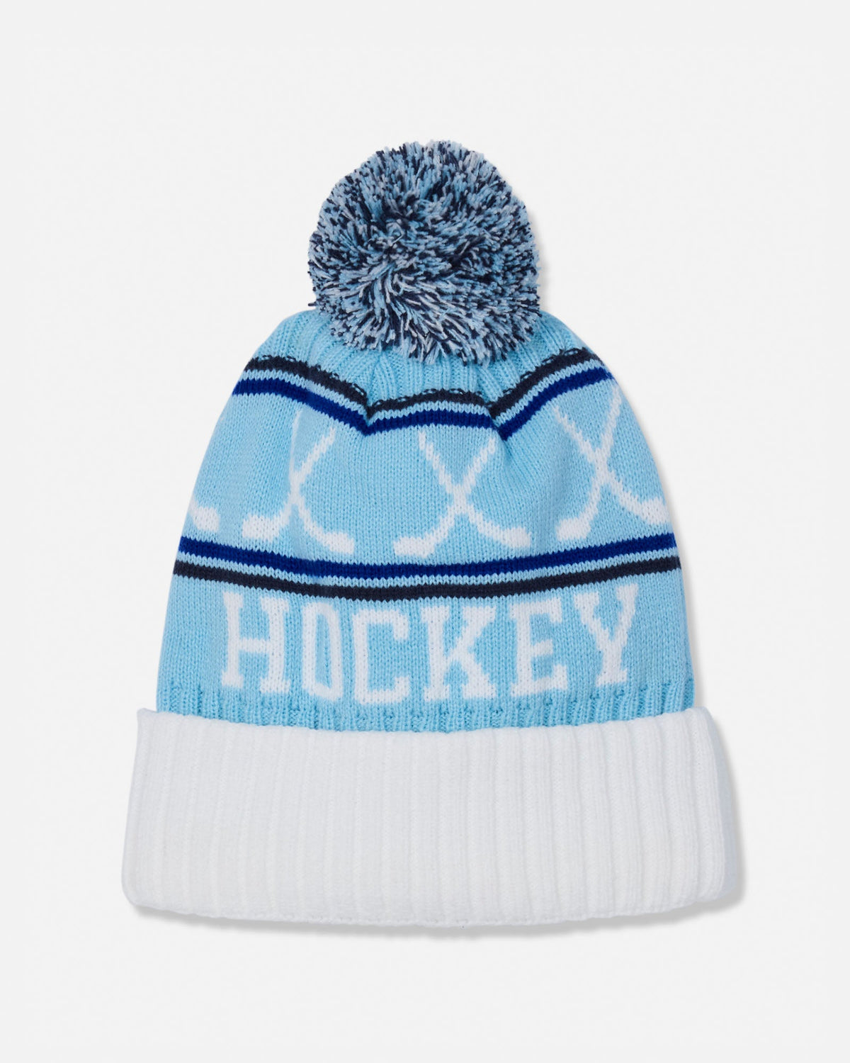 Thumbs Up Hockey Pom Pom Beanie