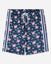 Navy mesh shorts with money and piggy bank design