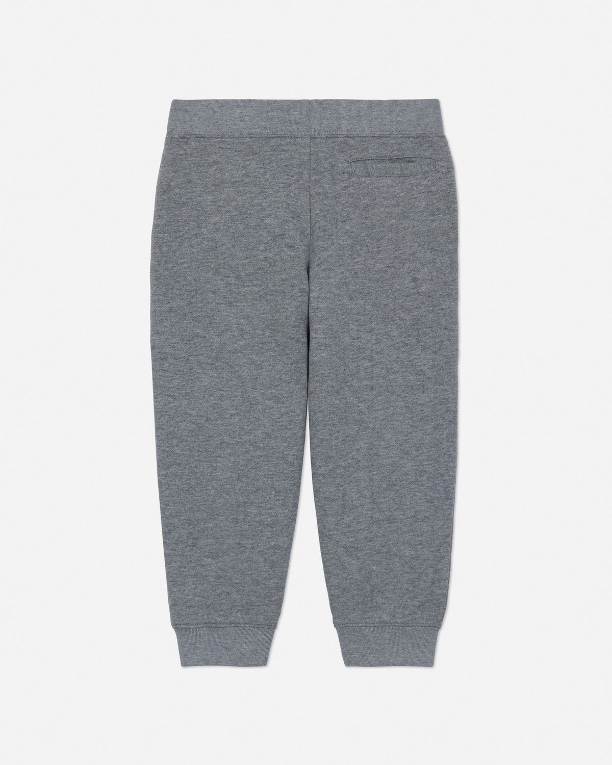 Gray sweatpants on a light gray background