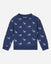 Navy crewneck with light blue goats#color_navy
