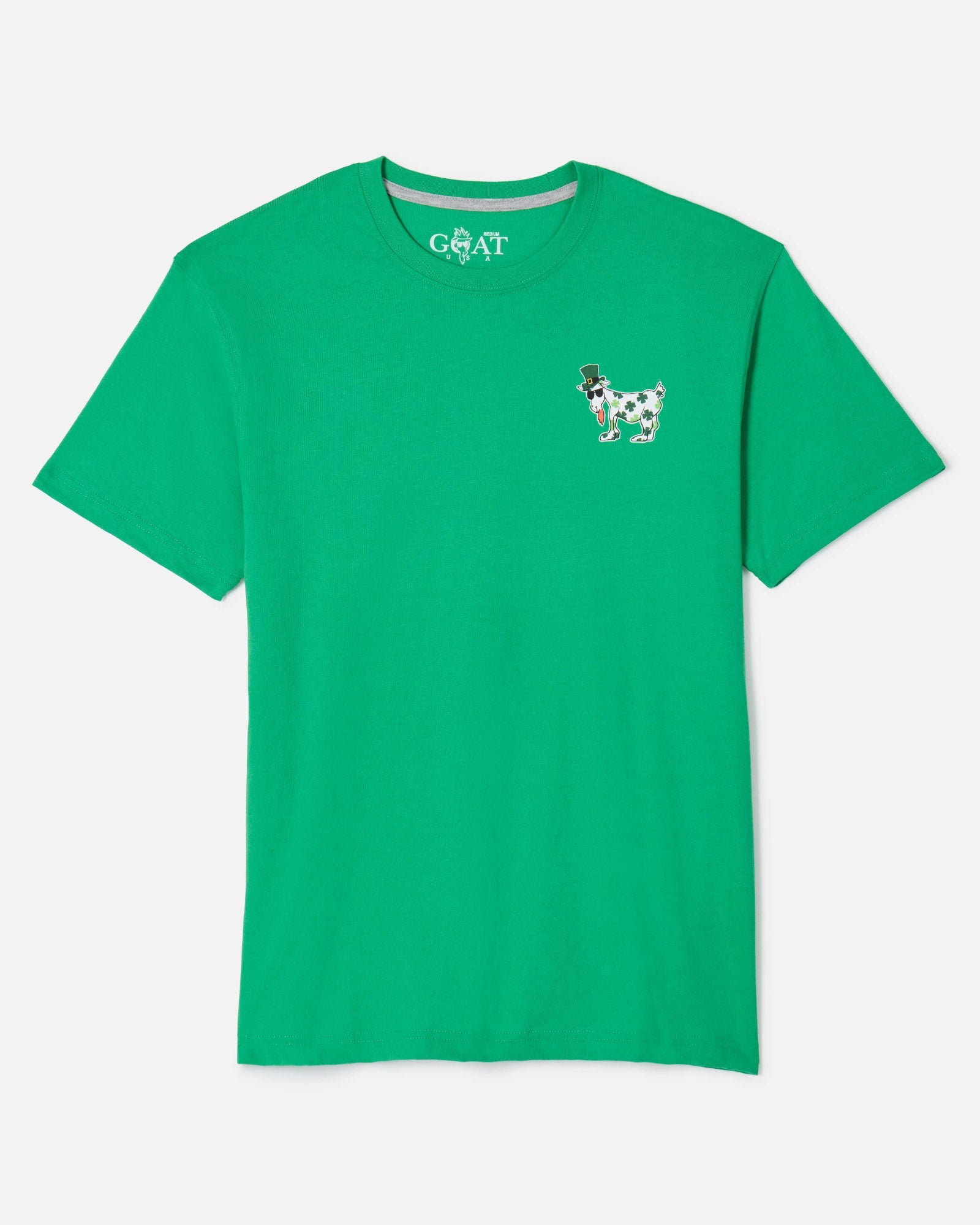 Front of kelly green St. Patrick's Day T-Shirt